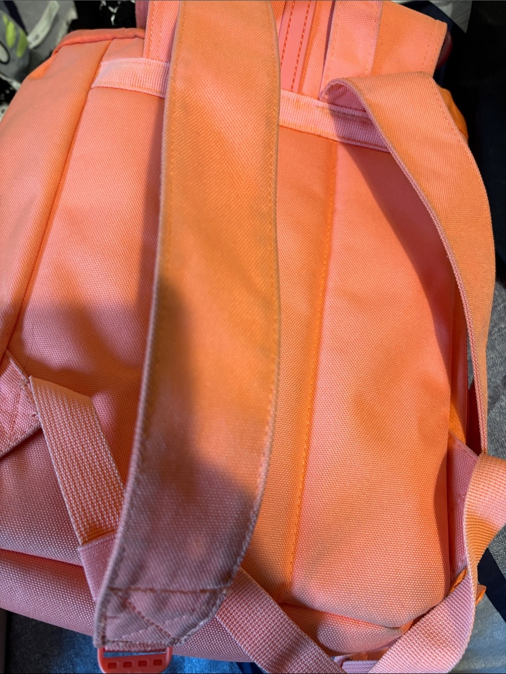 Herschel Supply Company Orange Canvas Flap Backpack - Picture 9 of 9